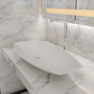 solid surface basin