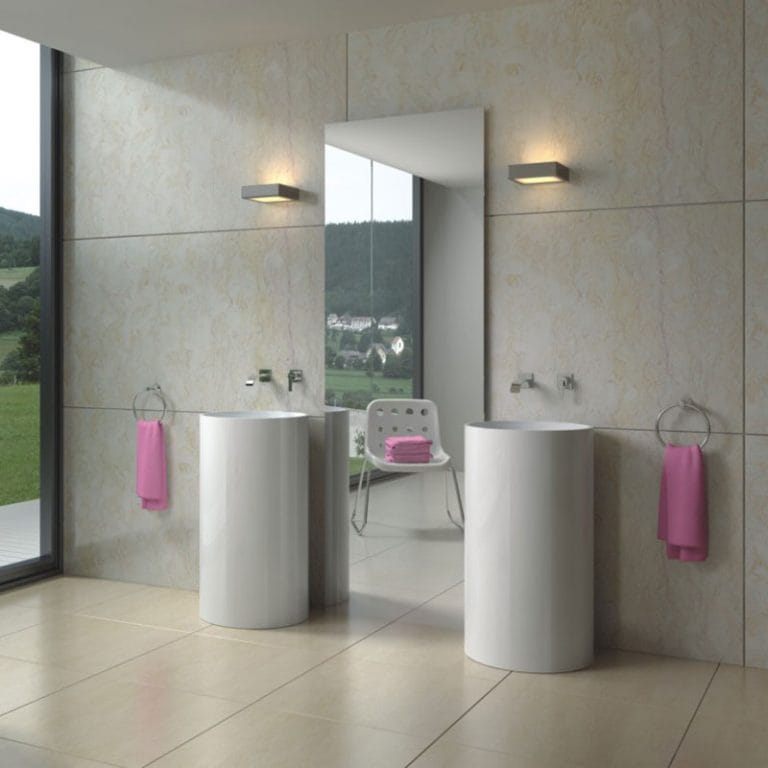 PW08-3 round bathroom sink