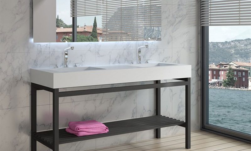 bathroom vanities modern double sink
