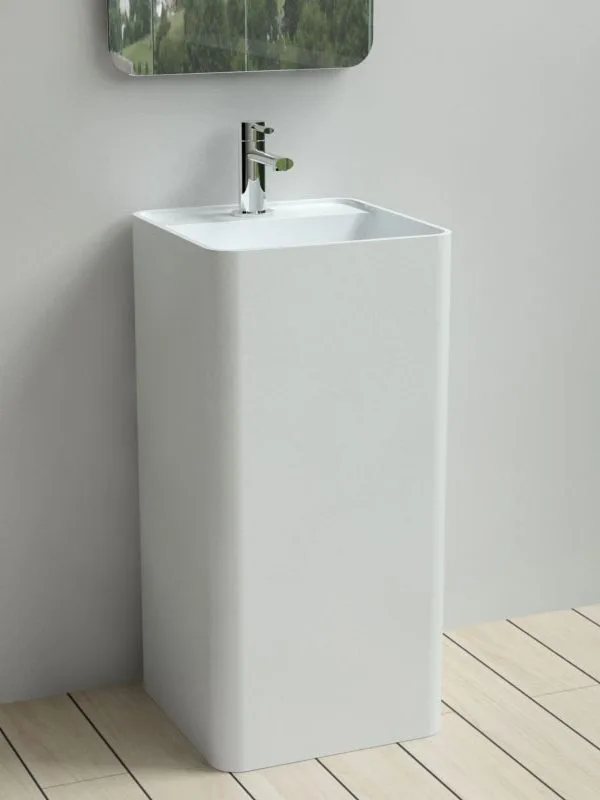 matte stone basin