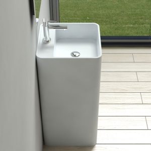 square hand sink