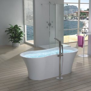 white bathroom tubs