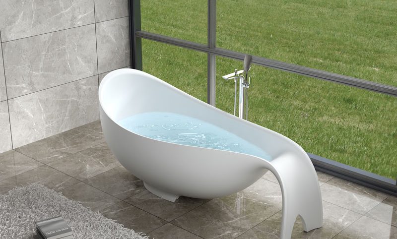 artificial stone bath