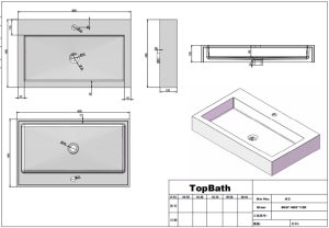 solid surface basin