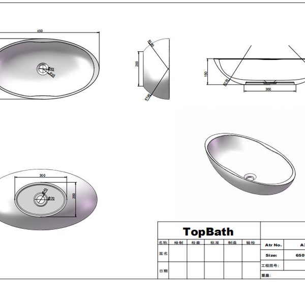 oval sink