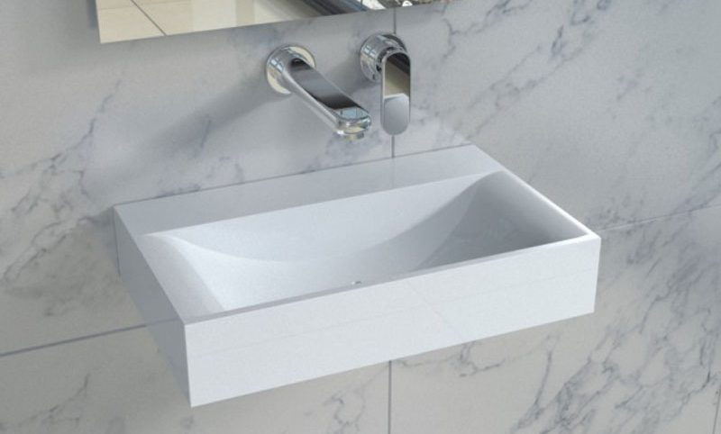 small rectangular bathroom sinks