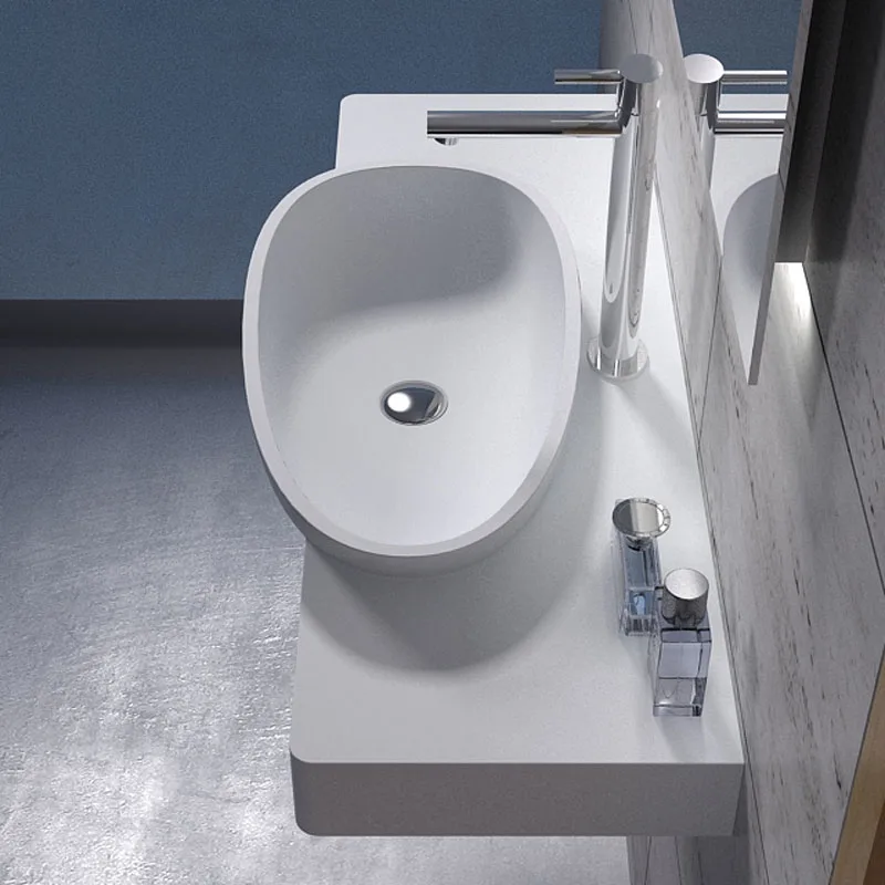 matte stone basin