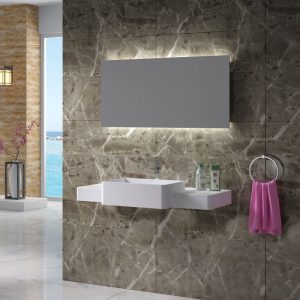 matte stone basin