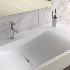 poly stone sink