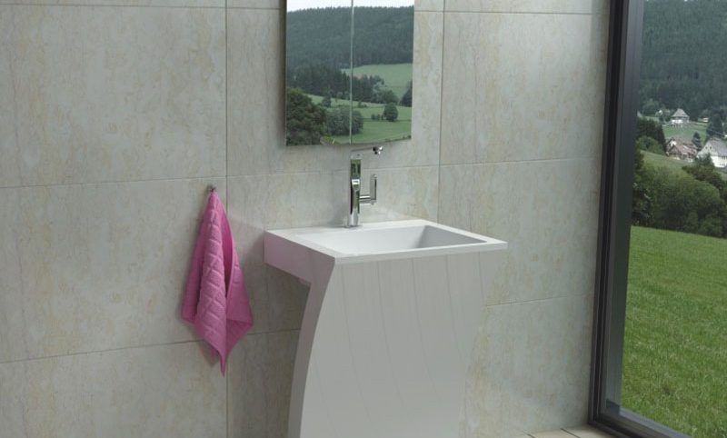 freestanding sink