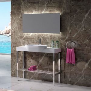 matte stone basin