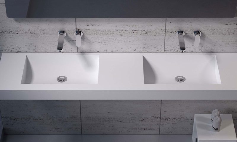 bathroom double sink