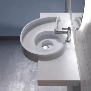 solid surface basin