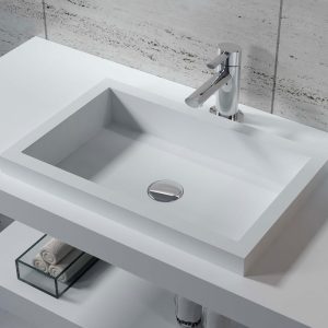 solid surface basin