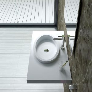 solid surface basin