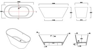 corian stone bathtubs