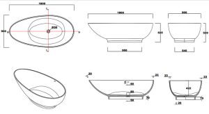 corian stone bathtubs