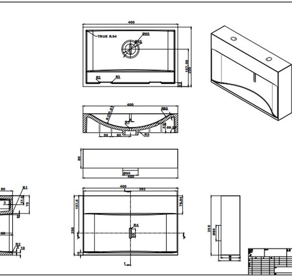 small rectangular bathroom sinks