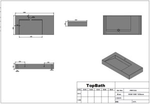 wall hung basin