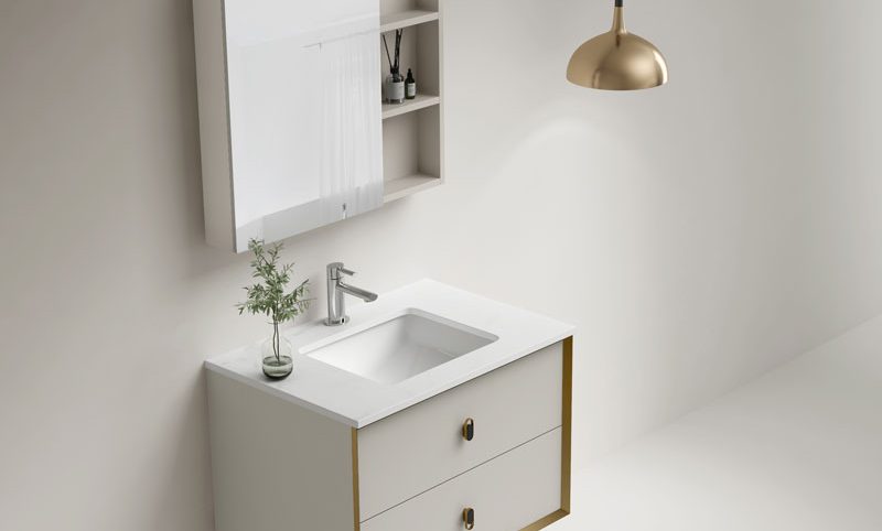 wall cabinet bathroom with mirror cabinet