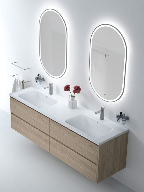 bathroom cabinets vanity modern wall hung