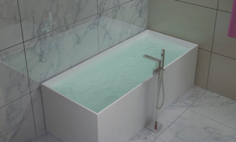 corner bath tub