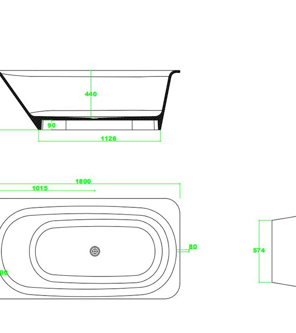 corner tub