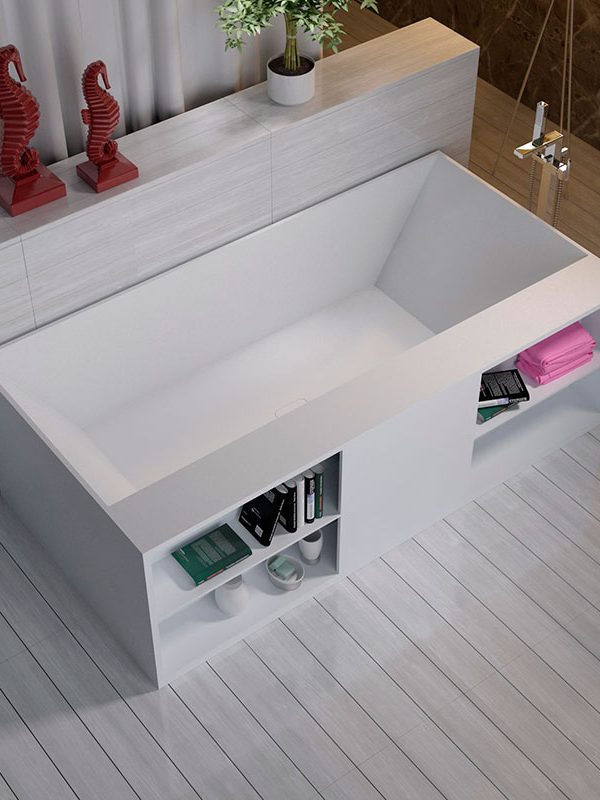 corner bath tub