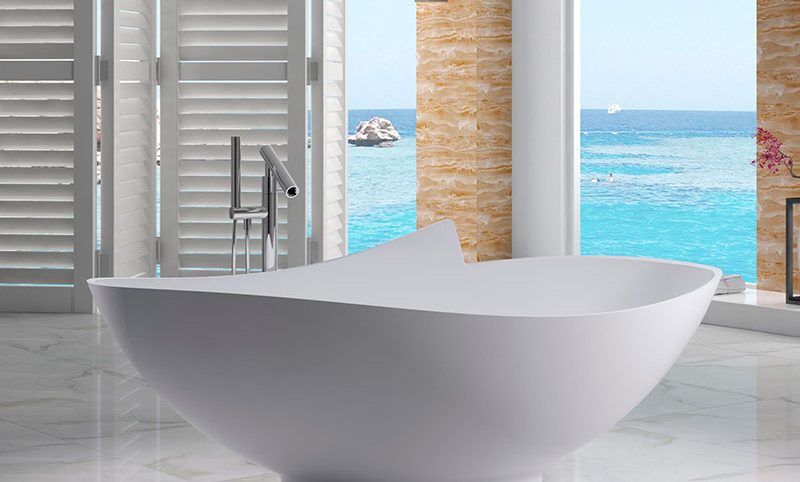large bathtub