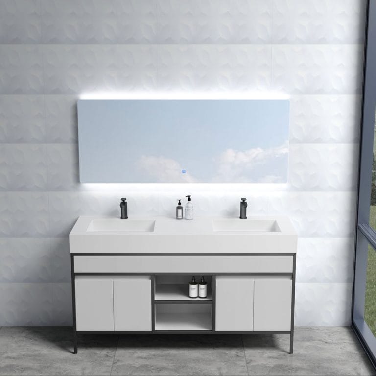 Brandy-Series-(1500)- bathroom washbasin cabinet with mirrorBrandy-Series-(1500)