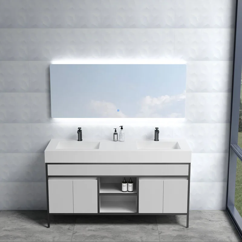 bathroom washbasin cabinet with mirrorBrandy-Series-(1500)