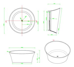 solid surface bathtubs