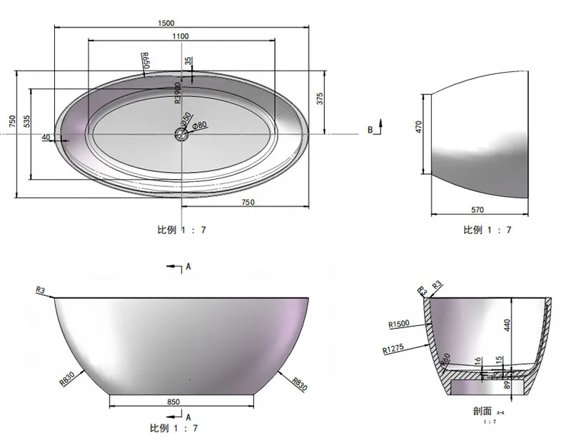 corian stone bathtubs
